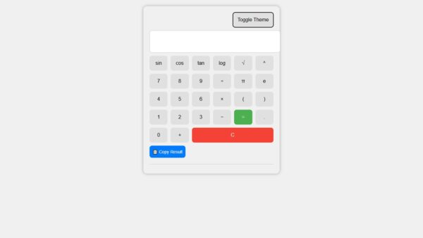 Web Calculator
